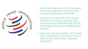Peran WTO dalam Perdagangan Internasional dan Dampaknya pada Ekonomi Kecil Indonesia