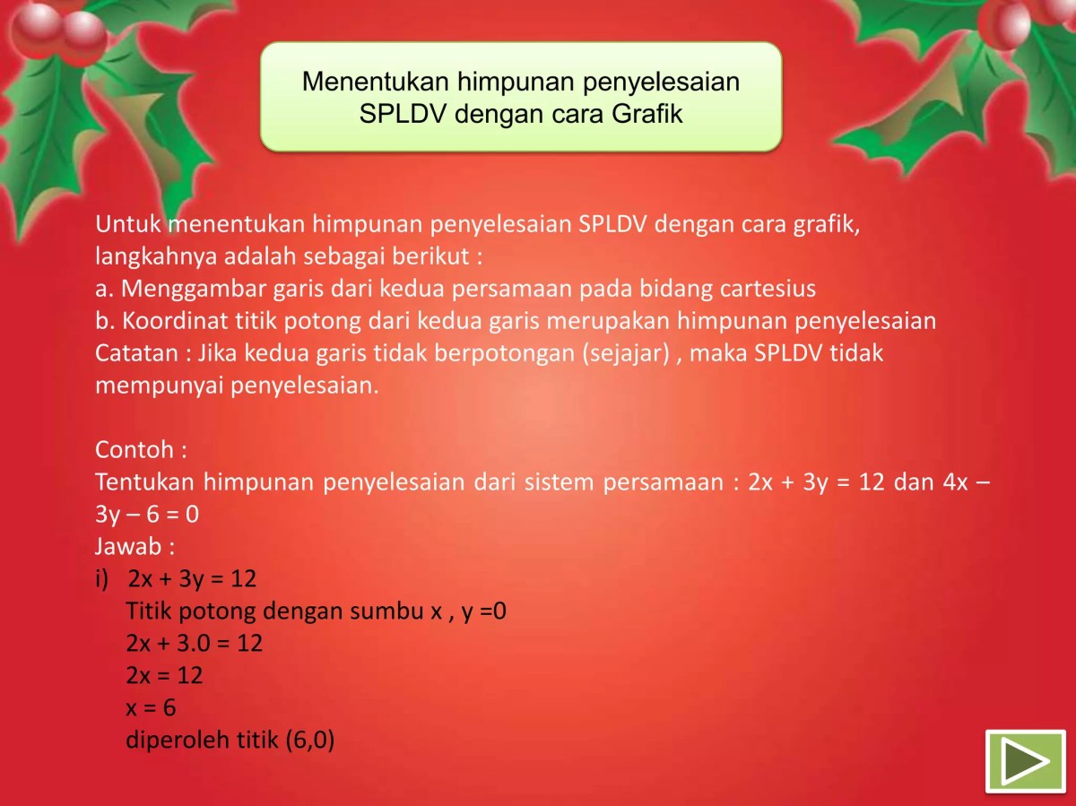 Solusi Kuadrat Terkecil Sistem Linear Ax = b