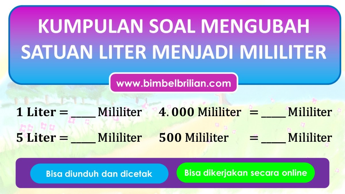 Konversi 2.700 ml minyak ke liter, m³, dan mm³