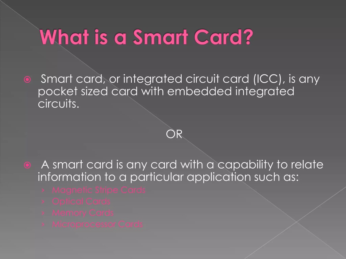 Penggunaan Smart Card dalam Teknologi Informasi dan Komunikasi