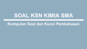 Soal UMPN Kimia 2019