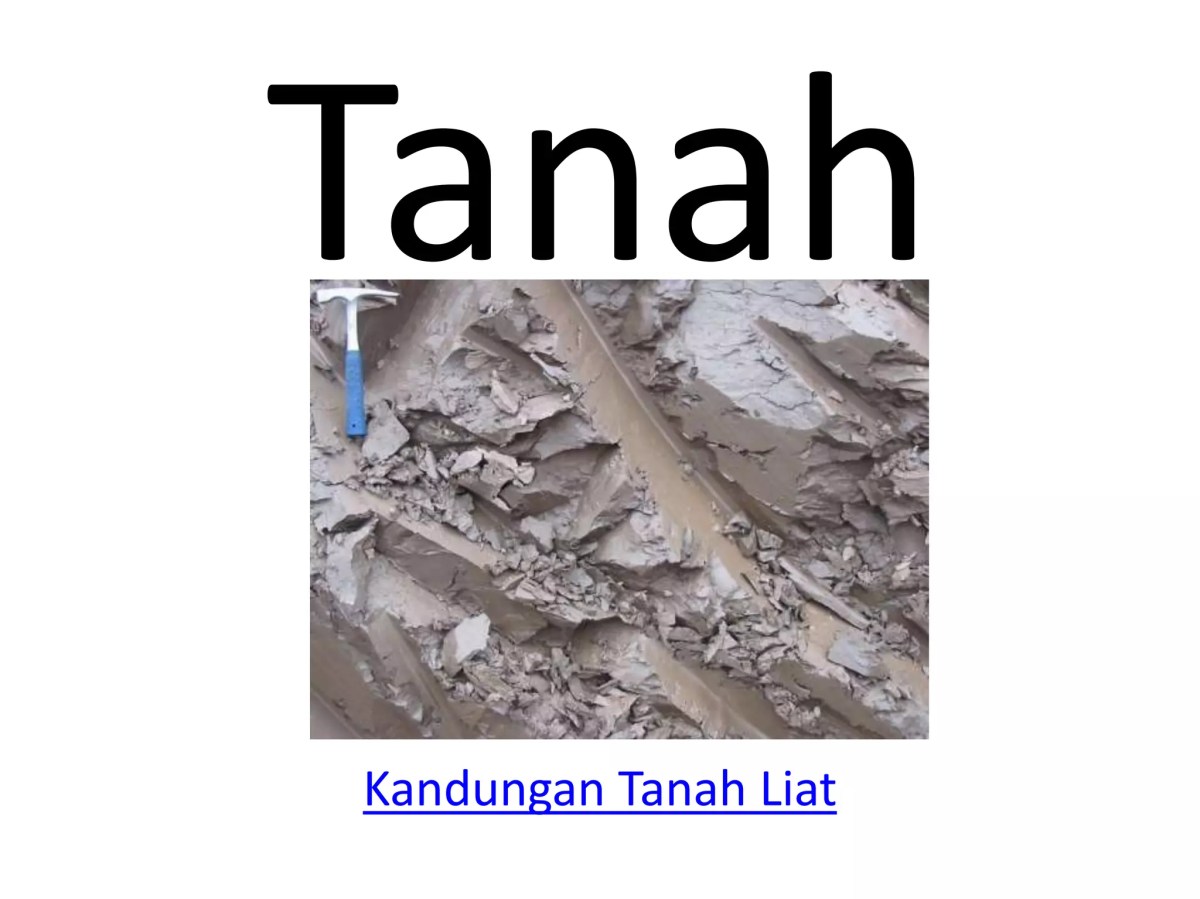 Tanah Liat Sulit Menyerap Air