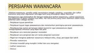 Langkah-langkah yang Harus Dilakukan Sebelum Wawancara Narasumber