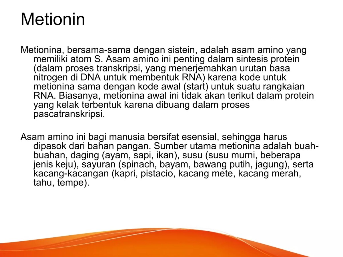 Jumlah Kemungkinan RNA Messenger untuk Sintesis Asam Amino Sistein