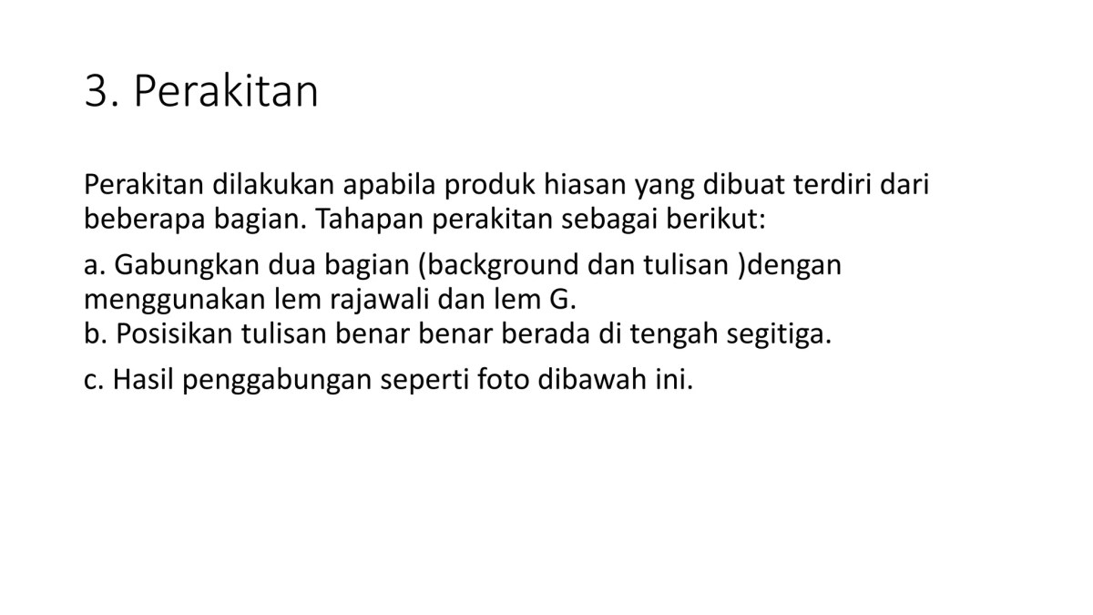 Proses Perancangan Karya Kerajinan dan Hal yang Perlu Diperhatikan