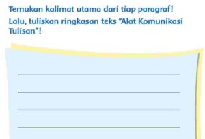 Di mana kalimat utama dari paragraf