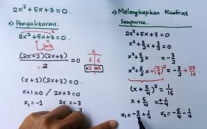 Tentukan persamaan kuadrat yang diketahui akar-akarnya sebagai berikut:  x1 = -3 dan x2 = 7