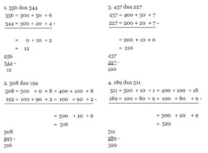 Menentukan Jumlah x dan y dari Rasio 5:3 dan Selisih 48