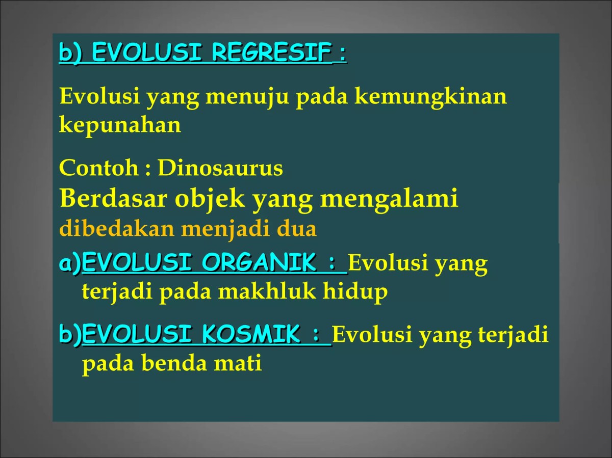 Popularitas teori evolusi terkait makhluk hidup saat ini