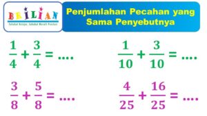 Hasil Penjumlahan Pecahan 1/2 + 3/4 + 5/6
