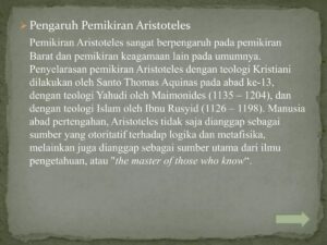 Perkembangan Ilmu Pendidikan Indonesia Abad 21 dan Relevansinya dengan Filsafat Aristoteles