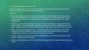 Akulturasi: Kontak Sosial Intensif Antara Dua Budaya