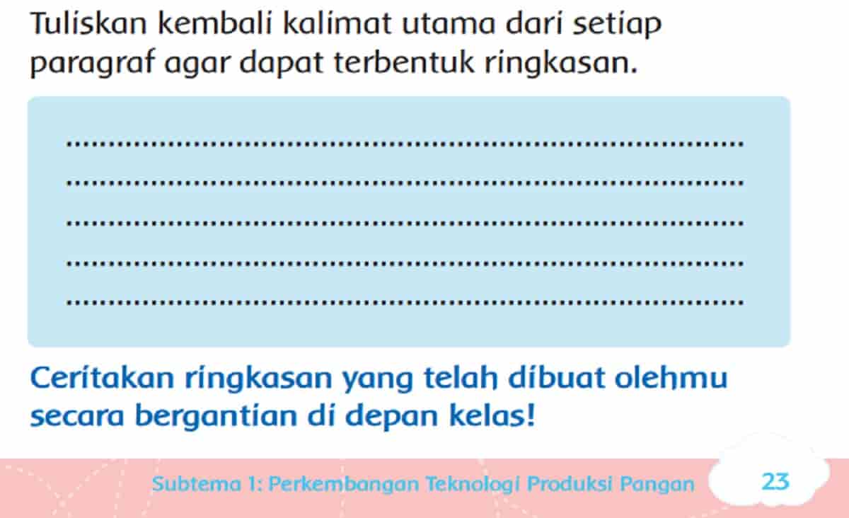 Di Manakah Kalimat Utama Dari Paragraf