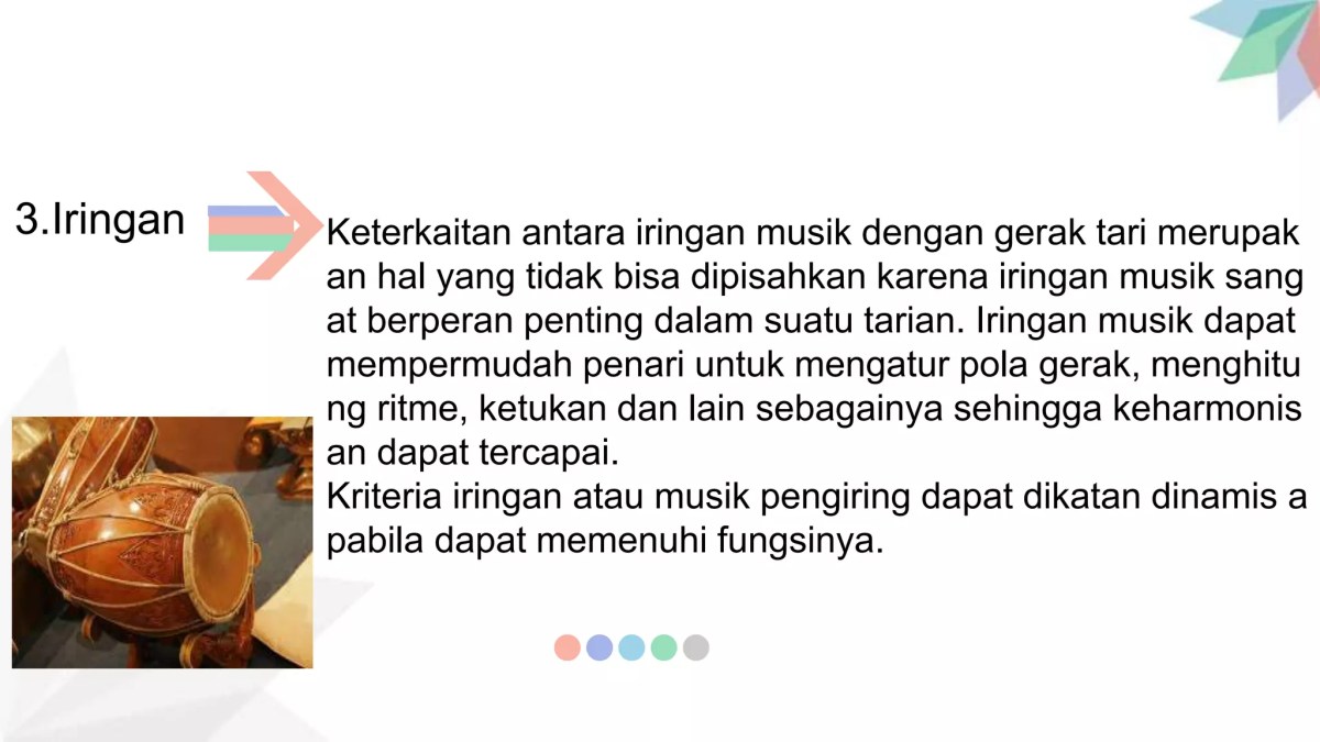 Sebutkan dan Jelaskan 5 Unsur Pendukung Tari