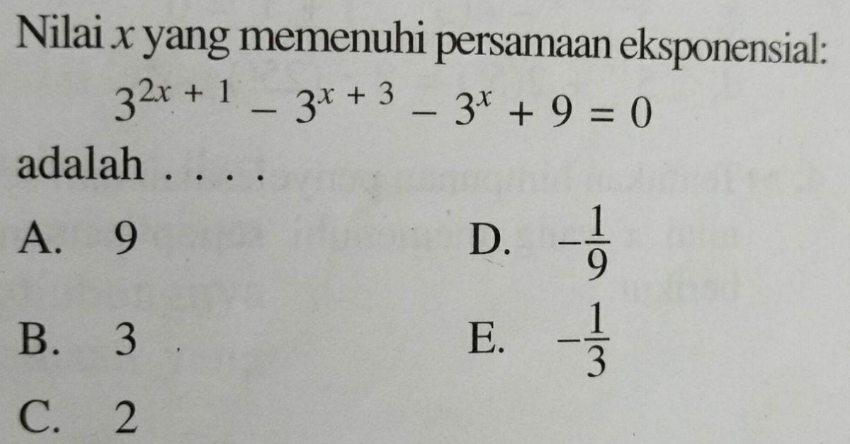 Menentukan nilai x pada persamaan a·log b + log(a/b) + x = 1