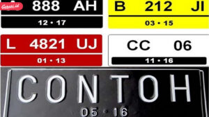 Jumlah Kombinasi Nomor Kendaraan Jakarta 4 Angka 2 Huruf dengan Awalan 6