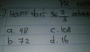 Hasil dari 3 + 2 x 5^2 adalah