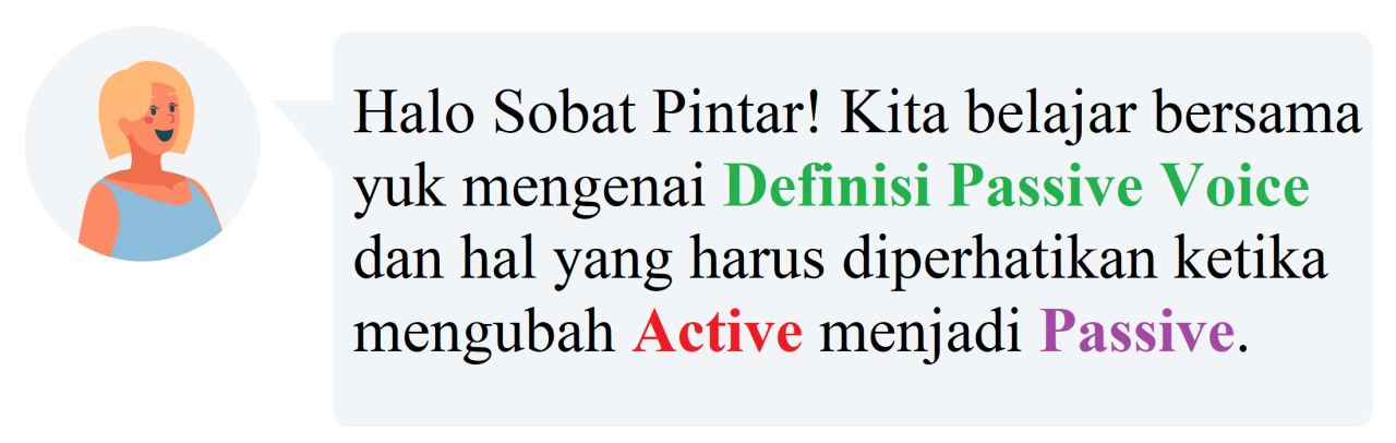 Ubah kalimat He plays football every weekend menjadi passive voice
