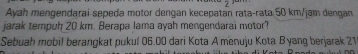 Jarak Tempuh Sepeda dengan Kecepatan 10 m/s dan Percepatan 2 m/s² selama 10 s