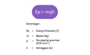 Menentukan massa benda dari energi potensial pada ketinggian 5 m