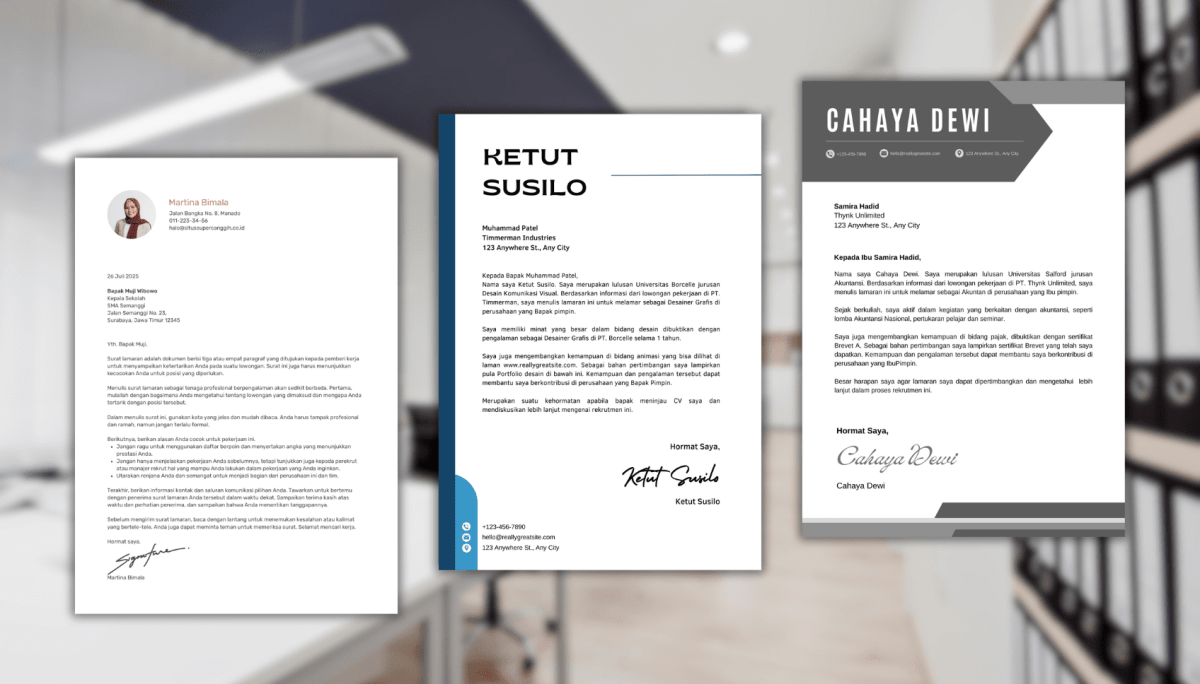 Tujuan Menulis Surat Lamaran Kerja