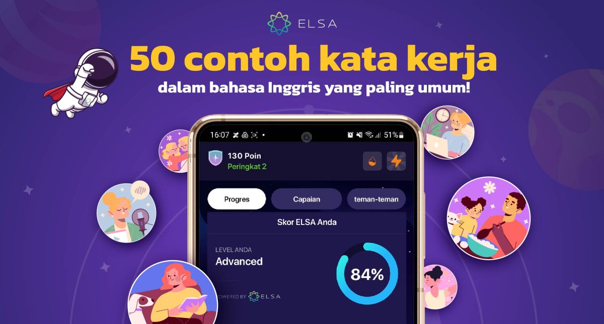 Contoh Kata Kerja -ing dalam Bahasa Inggris