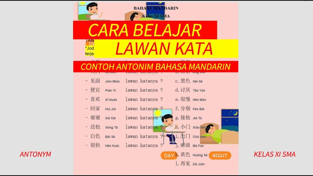 Lawan Kata Mengambil