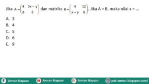 Hitung Kesamaan Matriks