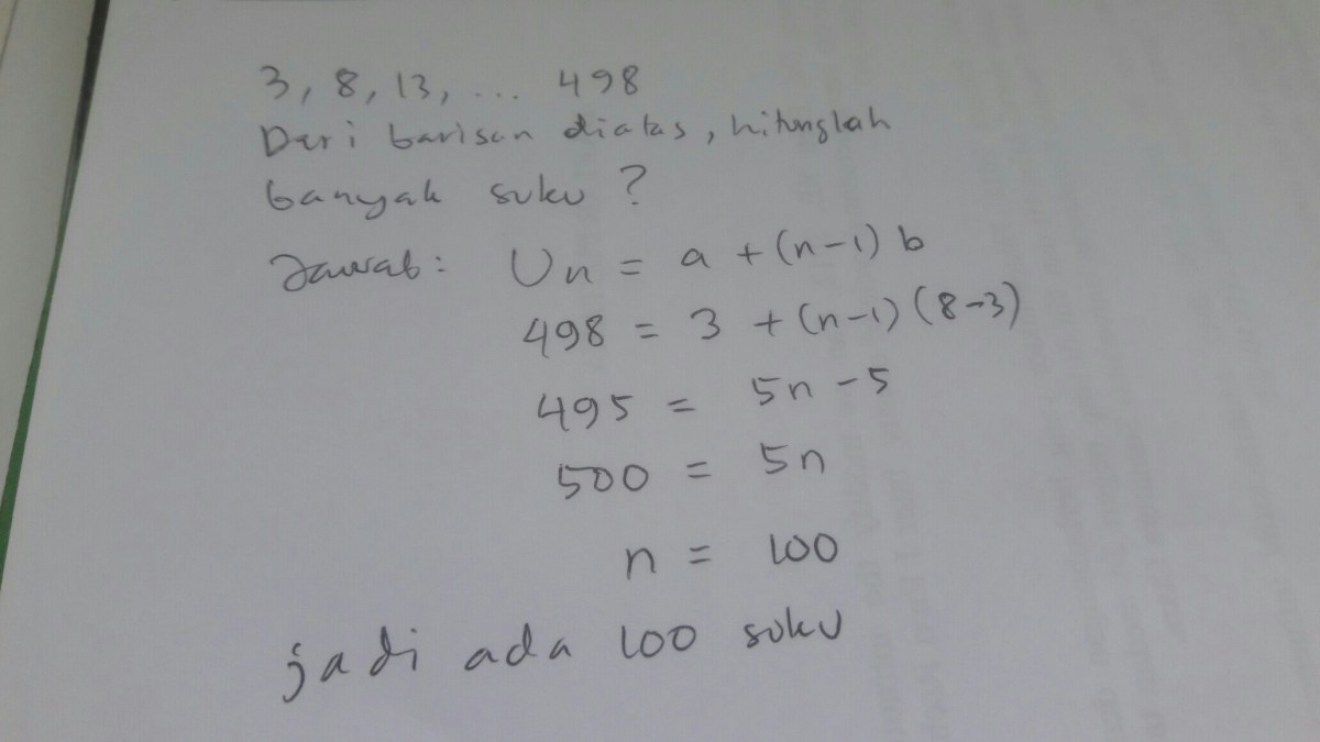 Jawaban dan Langkah Penyelesaian Soal Matematika
