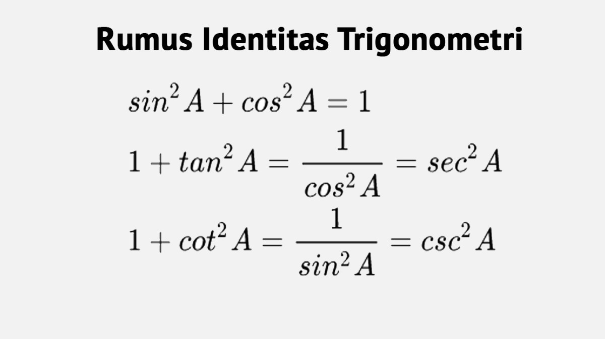 Identitas Trigonometri: 2 - sec²A / sec²A = 1 - 2 sin²A