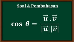 Cosinus Sudut Antara Vektor a=[2,-2,1] dan b=[1,3,5]