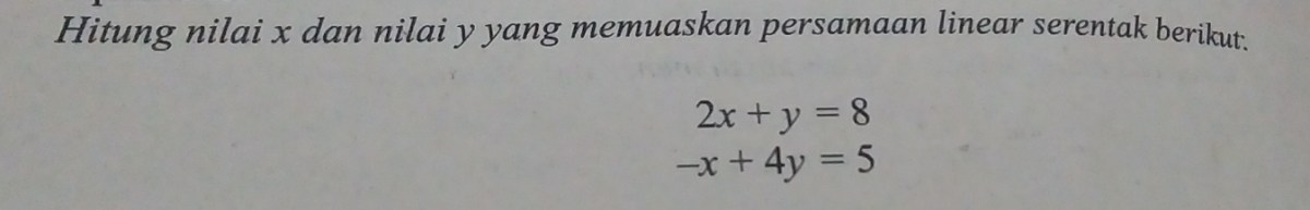 Menentukan nilai x⁴ + y⁴ dari x² − y² = 8 dan xy = 2