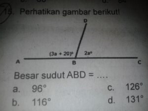 Sudut Besar 1/4 Kali Penyebutnya