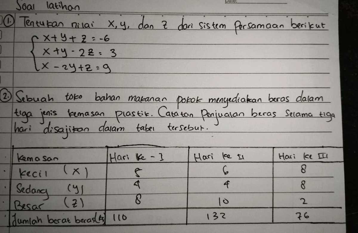 Menentukan Pernyataan Benar dari Sistem x + y = 7 dan xy = 64