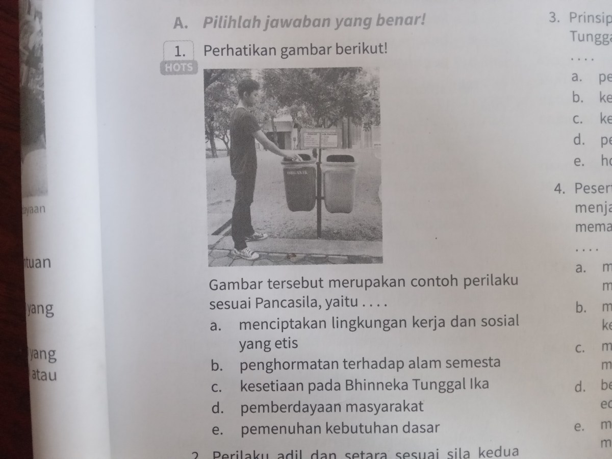 Berikan jawaban dengan cara yang benar