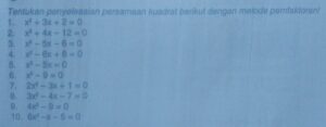 Penyelesaian Persamaan 2/3(x‑1)=1/3(x+2)