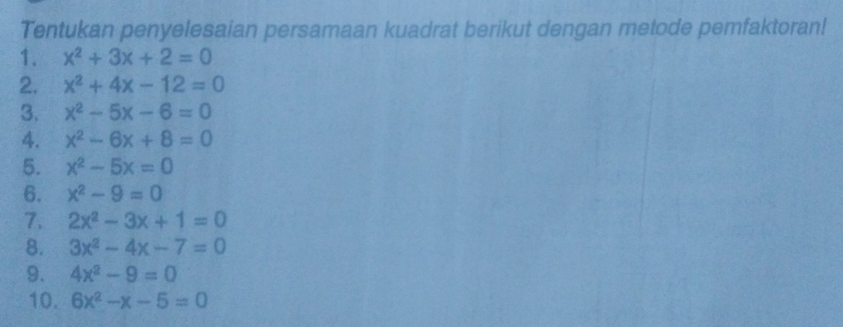 Penyelesaian Persamaan 2/3(x‑1)=1/3(x+2)