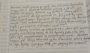 Hitung panjang aluminium 80 cm pada 20 °C setelah dipanaskan ke 80 °C