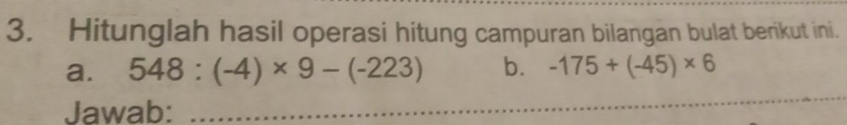 Hitung 450.000 × 2/3 × 100.000
