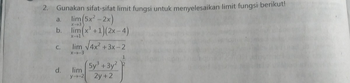 Limit x→3 dari (x⁴ − 18x² + 81)/(x‑3)²