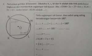 NL sebagai diameter besar, KLN 32°, KPN 54°