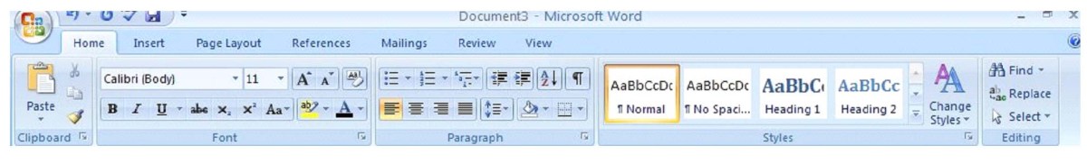 Cara tampilkan format full di Microsoft Word 2007
