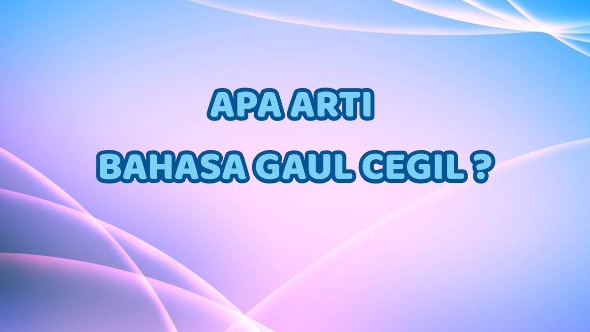 Bahasa Indonesia untuk cicem