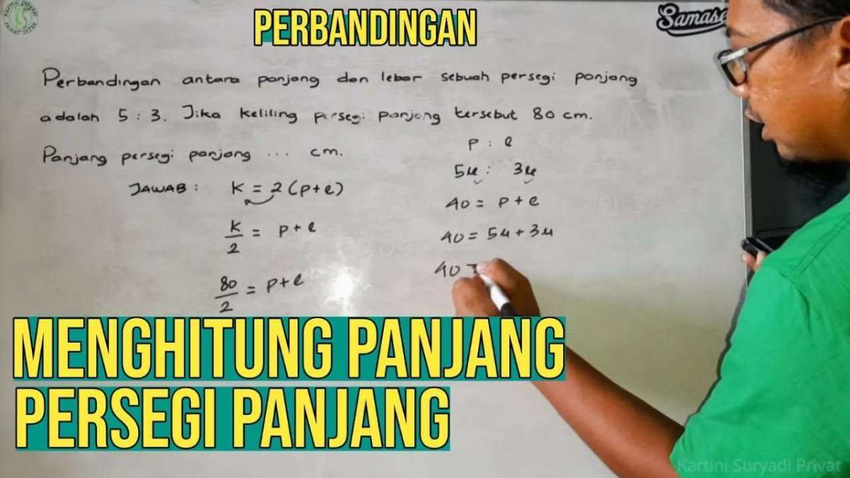 Hitung panjang sisi persegi dengan luas 289 cm²