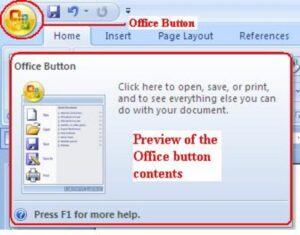 Cara Membuka Microsoft Word 2007 via Start atau Office Button