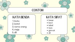 Contoh Kalimat Sifat, Material, dan Kata Kerja Mental