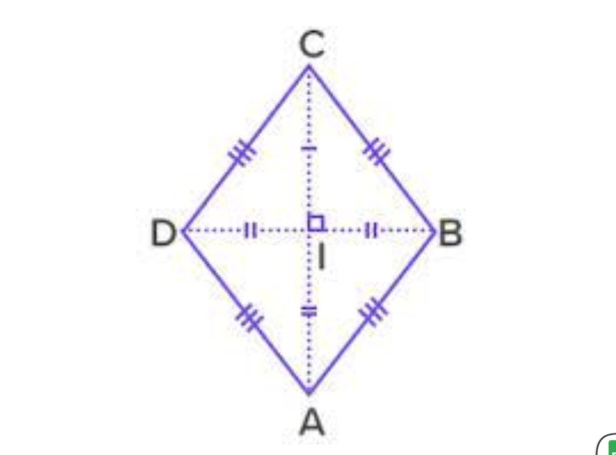 Luas Belah Ketupat dengan Diagonal 3:4 dan Keliling 80 cm