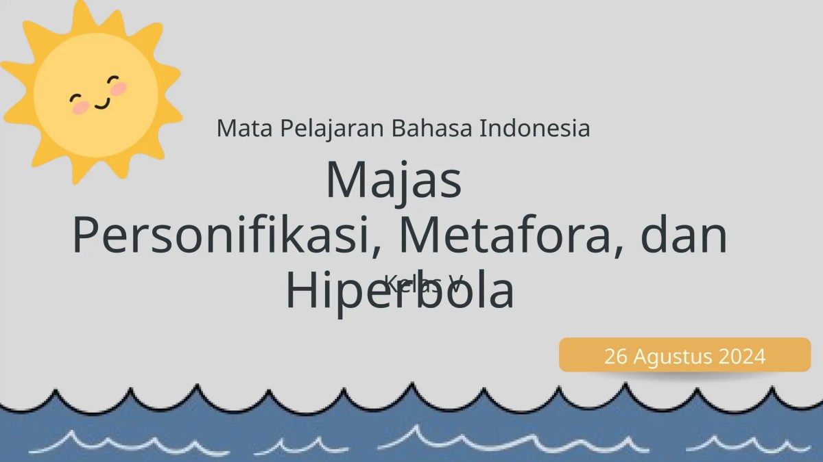 3 contoh majas metafora