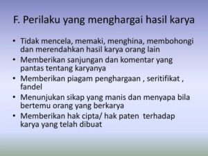 Cara Menghargai Karya Orang Lain