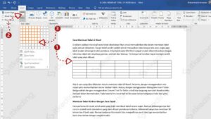 Cara Membuat Tabel di Microsoft Word